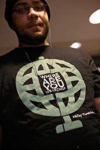 Shirt sample made by Forgotten Shirts to help the people of Uganda