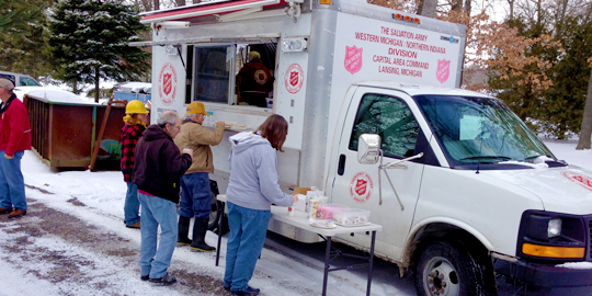 The Salvation Army Assists in Big Rapids Flood