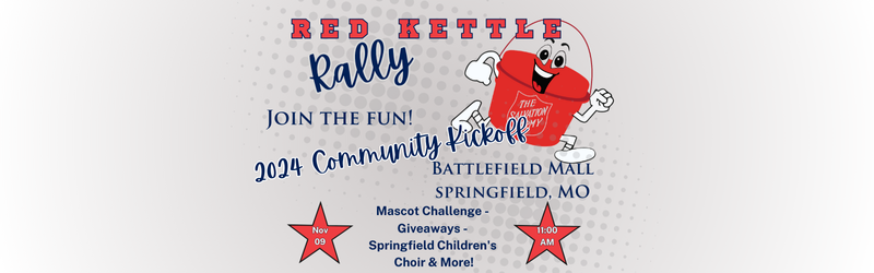 RED KETTLE RALLY - 2024 Community Kickoff