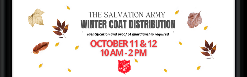 2022 WINTER COAT DISTRIBUTION EVENT OCTOBER 11TH & 12TH  10AM - 2PM Image