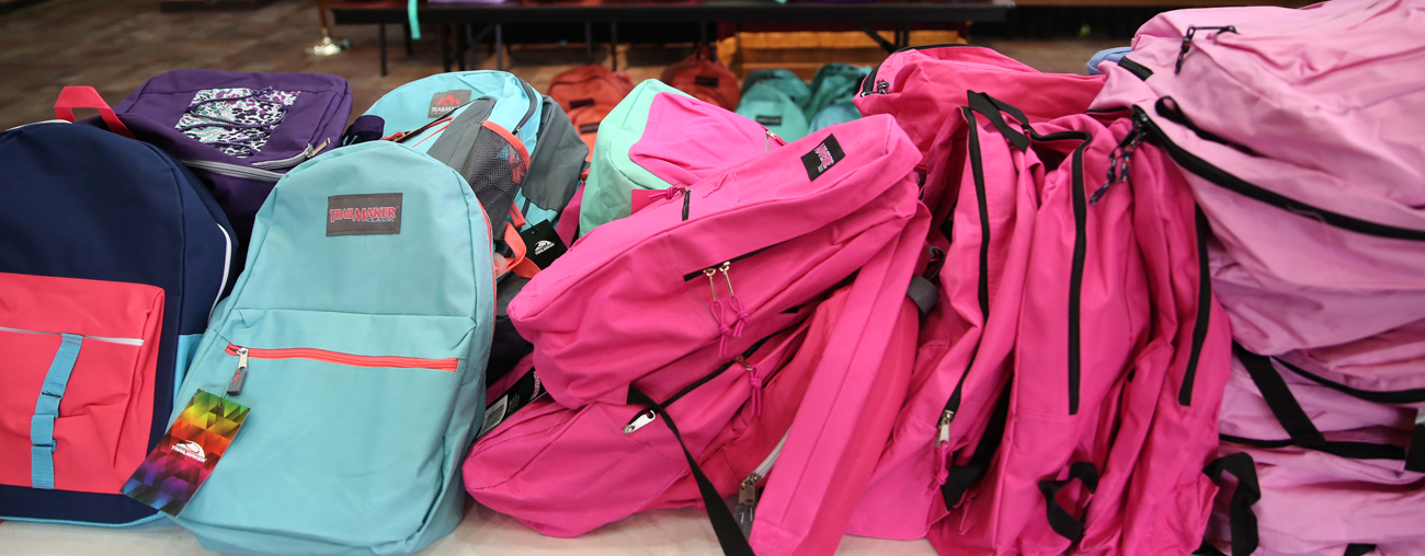 Backpack Distribution Brooklyn Park Salvation Army