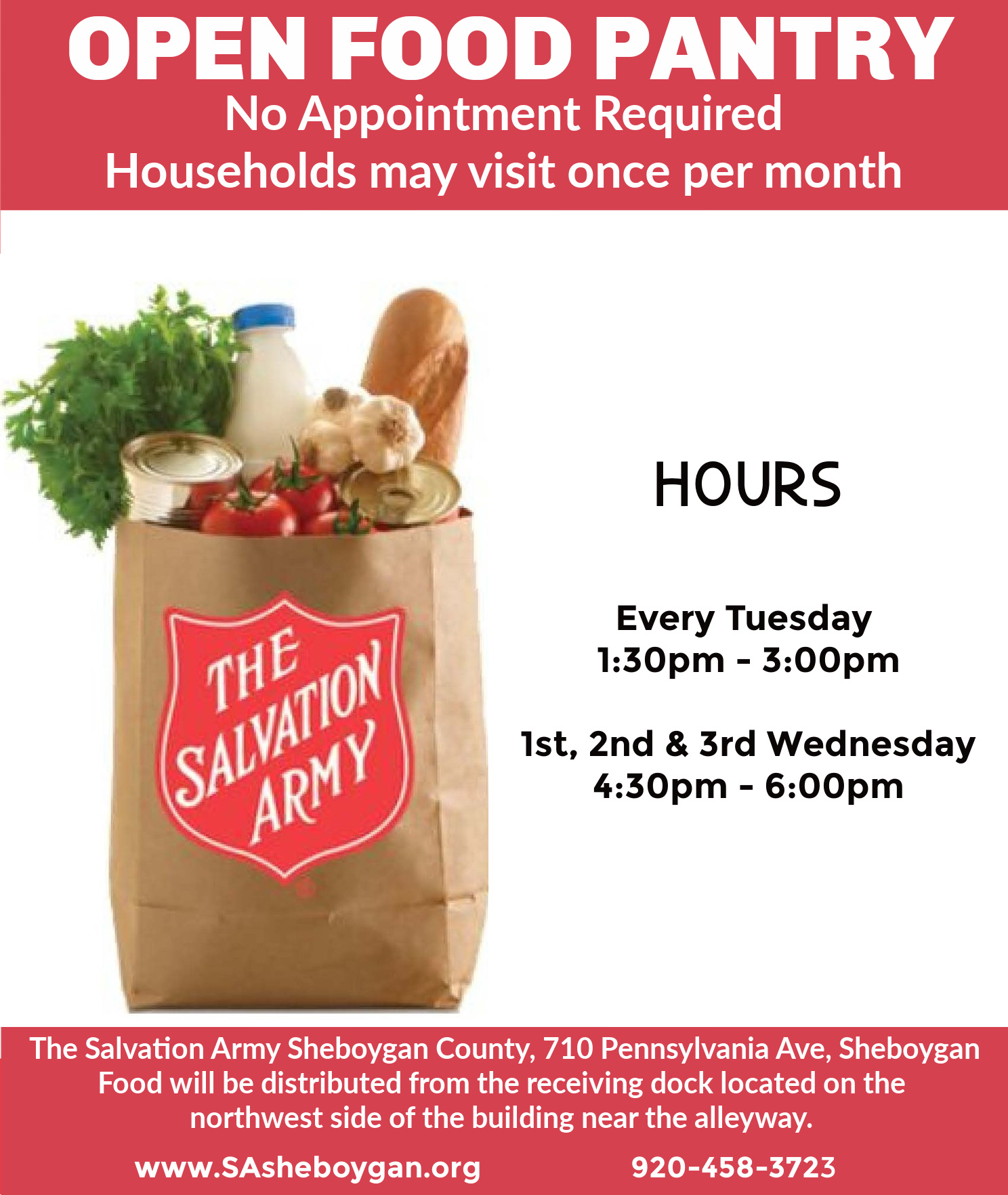 Cure Hunger - Sheboygan Salvation Army Cure Hunger - Sheboygan Salvation Army
