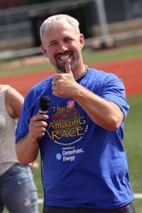 Chris Hawkey from KFAN at The MOST Amazing Race