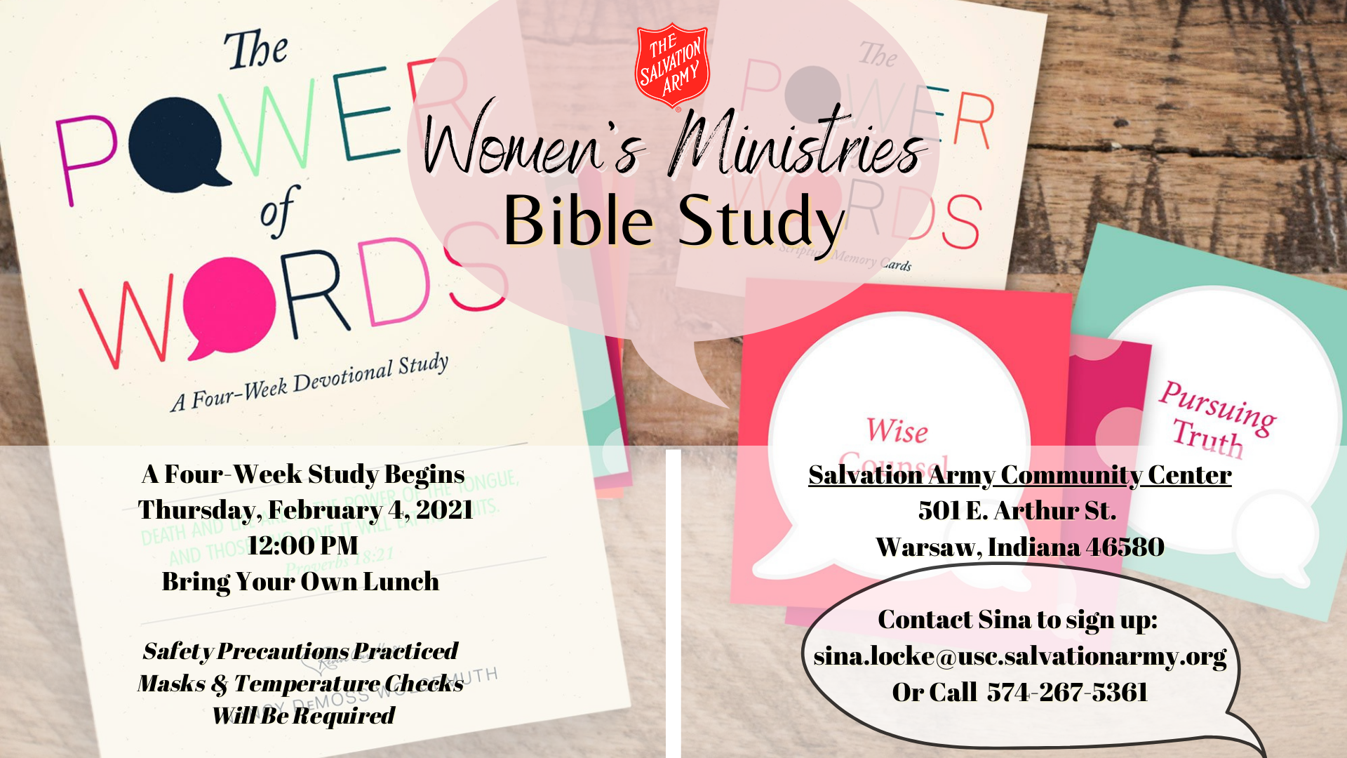 Women's Ministries - The Power of Words Image