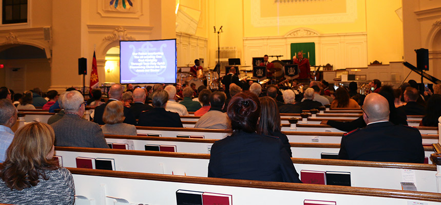 Salvation Army New York Staff Band Performs in Hartford, CT