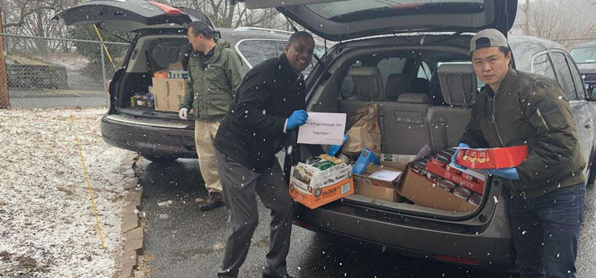 Chinese-American community donates carloads of food to Salvation Army