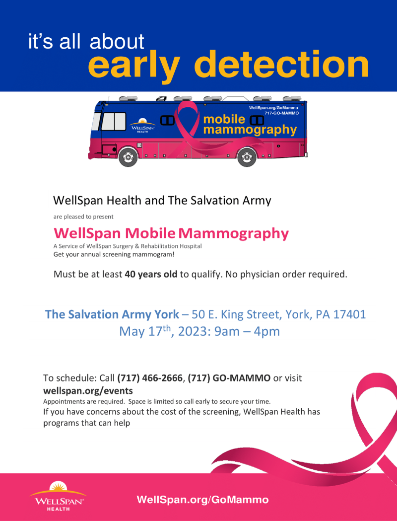 WellSpan Mobile Mammography Image