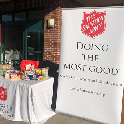 Salvation Army holds food drive in Glastonbury as need increases amid coronavirus outbreak