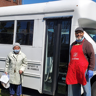 Homebound Seniors Served by The Salvation Army in New London