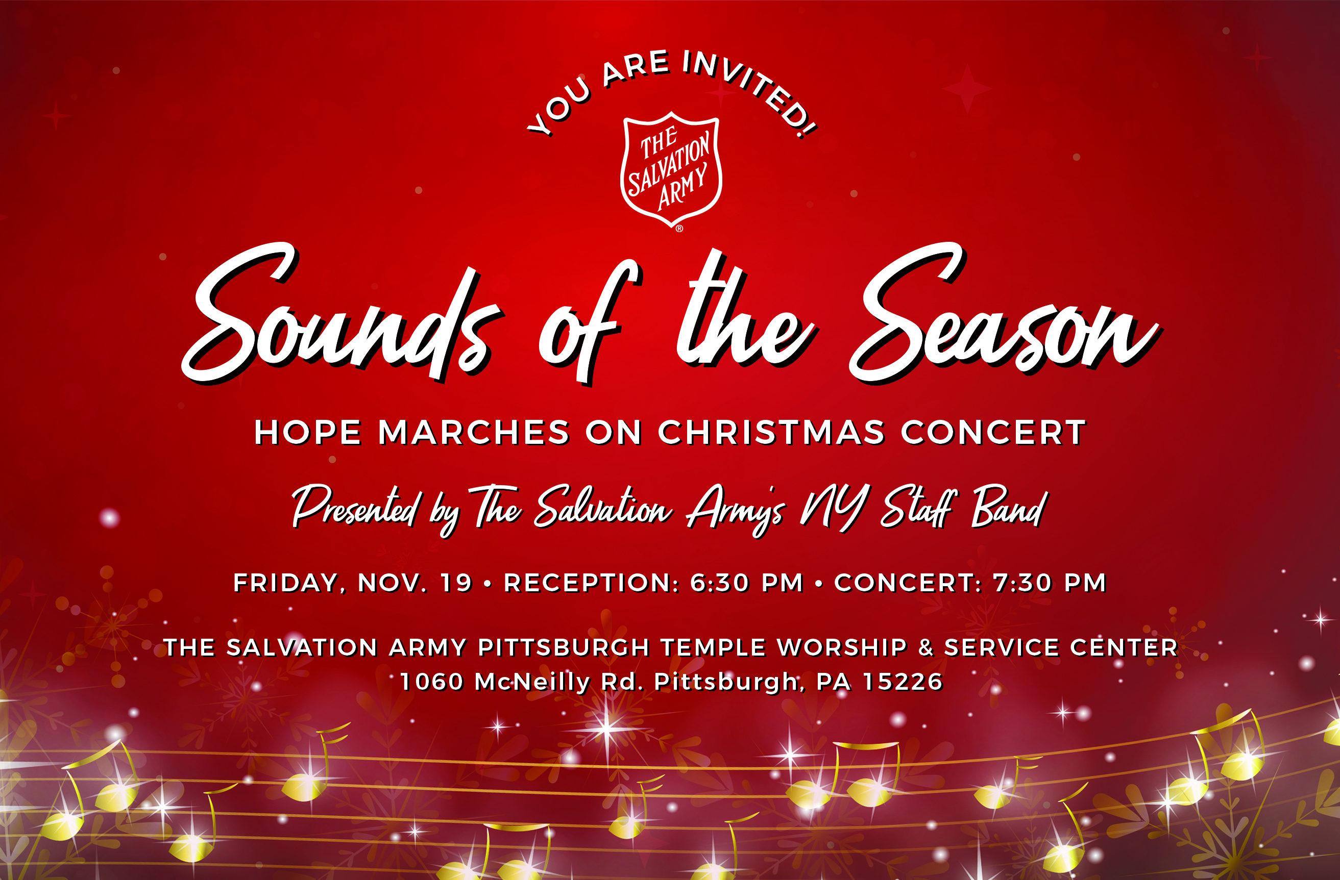 Sounds of the Season: NY Staff Band Christmas Concert Image
