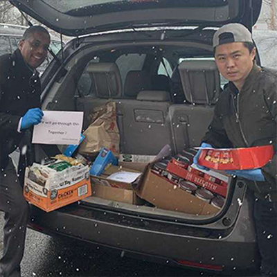 Chinese-American community donates carloads of food to Salvation Army