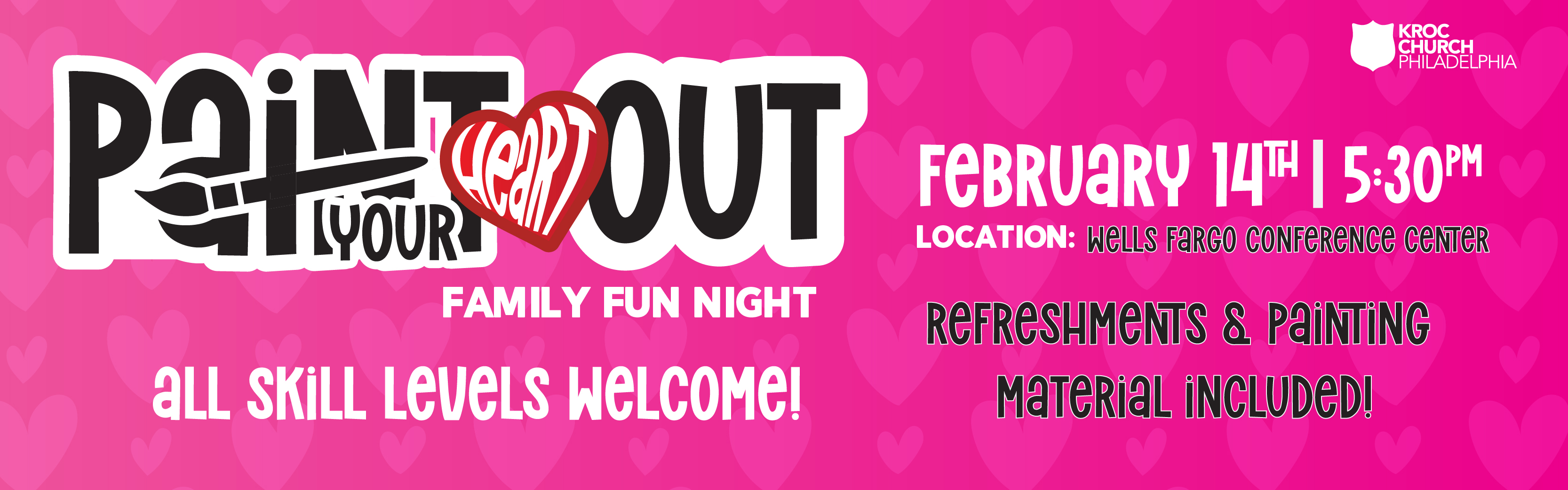 'Paint  Your Heart Out' Family Fun Night Image