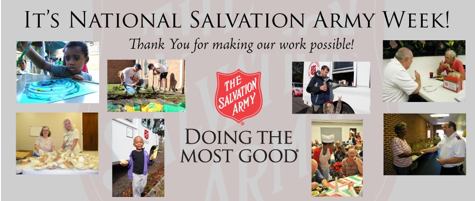 National Salvation Army Week Image