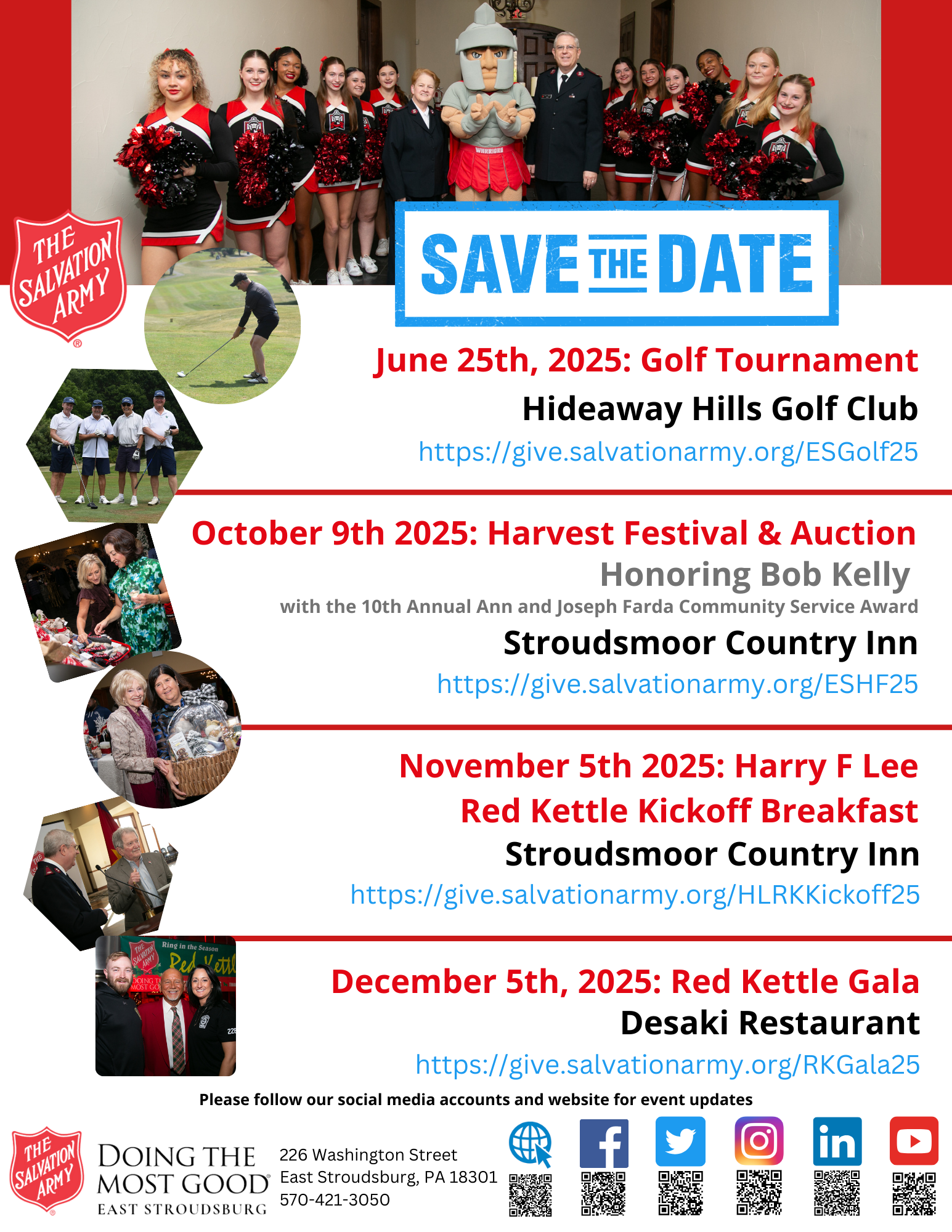 Save the Dates: 2025 Event Schedule Image