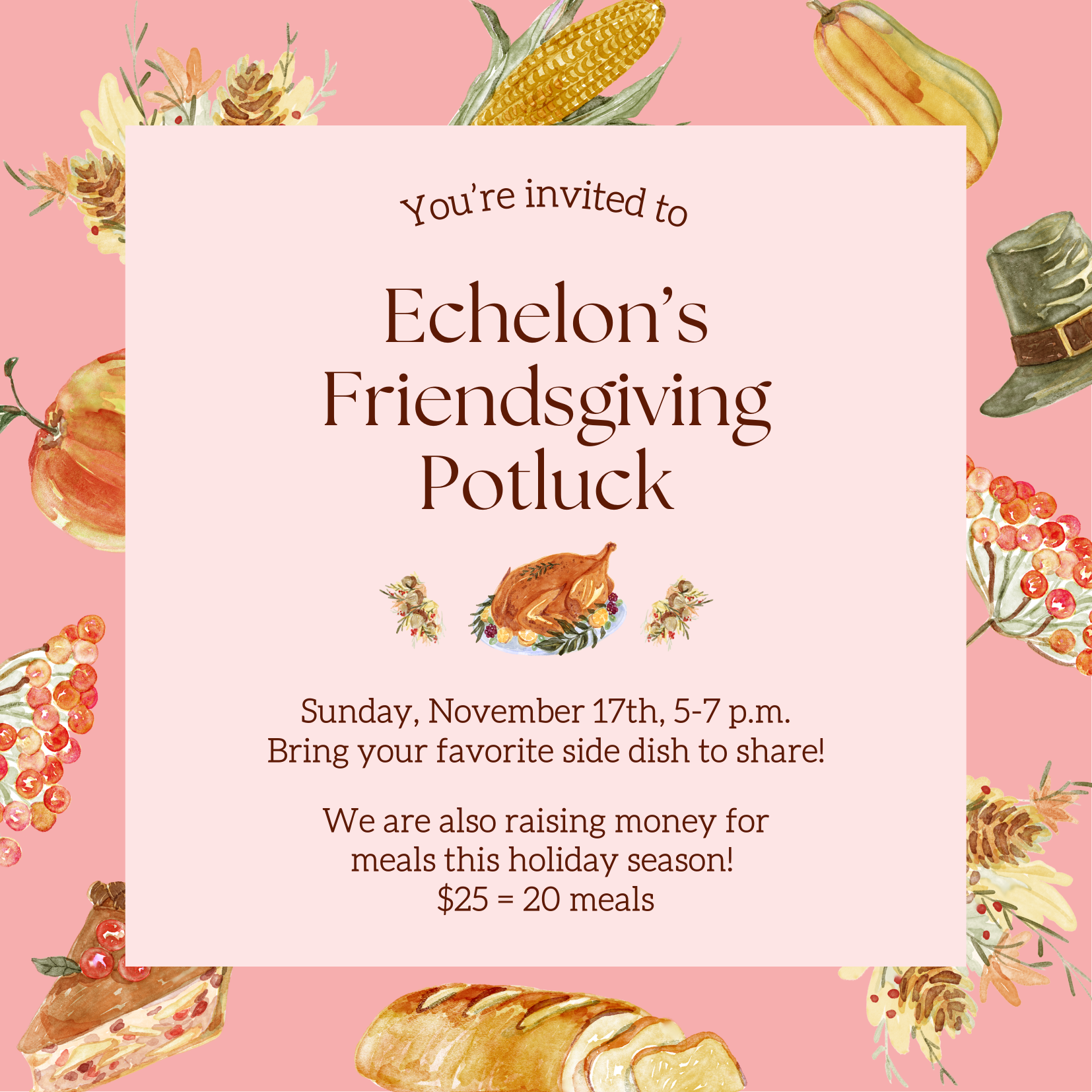 Echelon: Friendsgiving 2024 graphic
