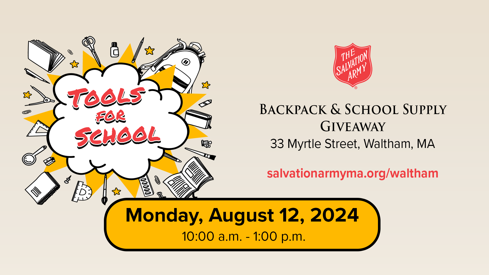 Waltham Tools for School Distribution Image