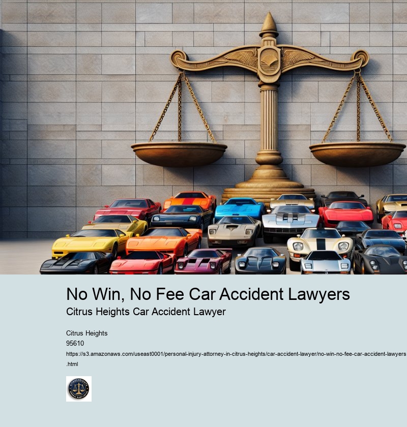 No Win, No Fee Car Accident Lawyers