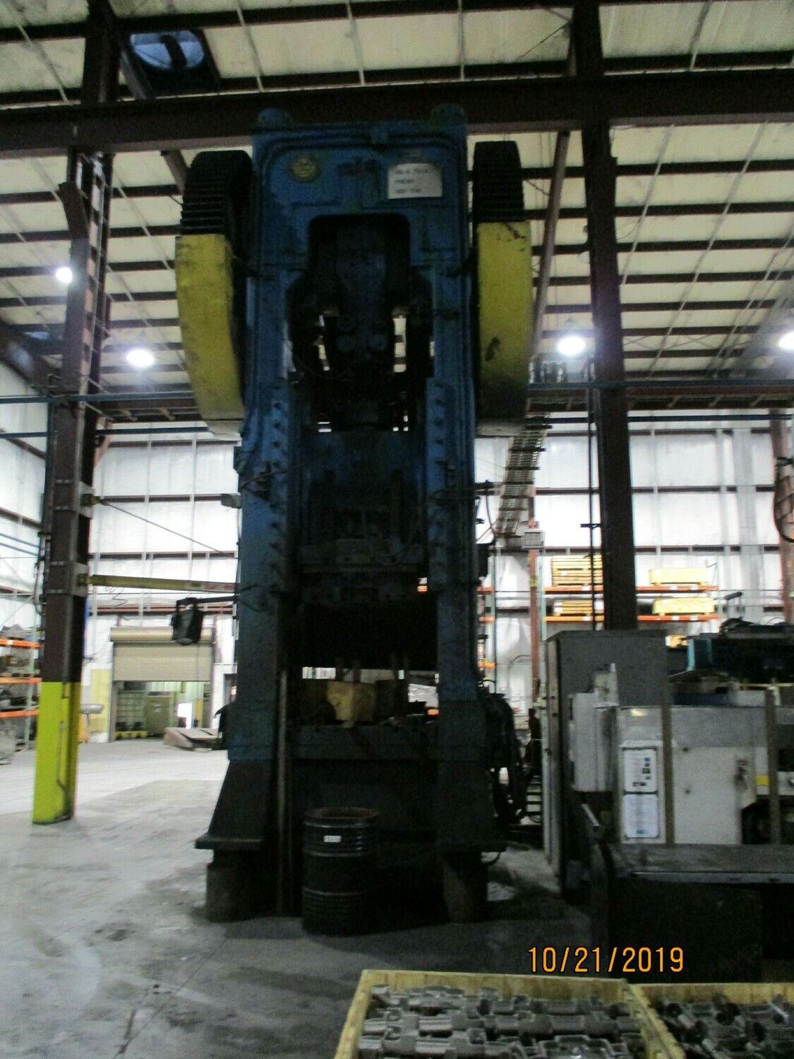 950 Ton Press For Sale Bliss Straight Side Single Point Press