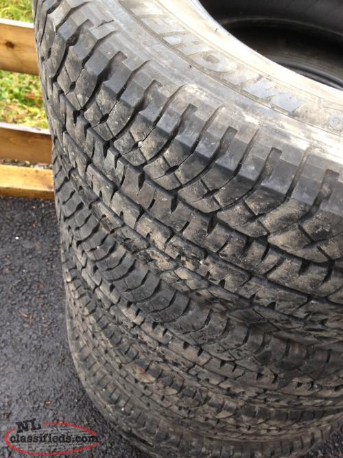 4 Michelin mud and snow tires 265/70/18 Bay roberts, Newfoundland