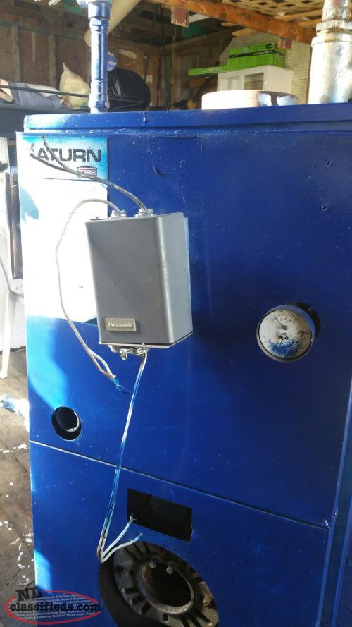 Saturn by Kerr oil furnace for hot water radiation - Gander