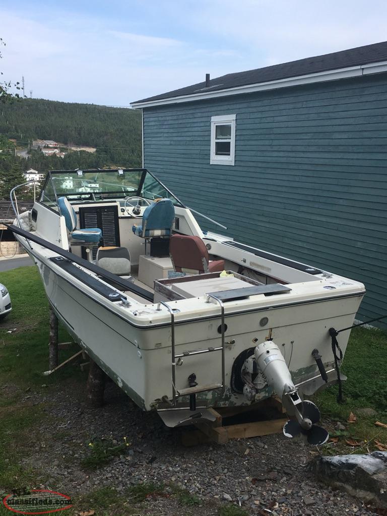23 foot Fiberglass boat Freshwater, Newfoundland Labrador NL