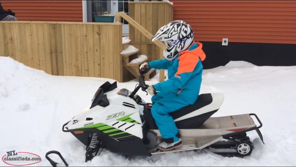 Youth Snowmobile ZR200! Mint Condition Port Saunders, Newfoundland