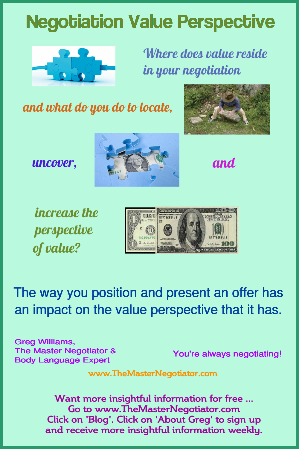 negotiation value proposition