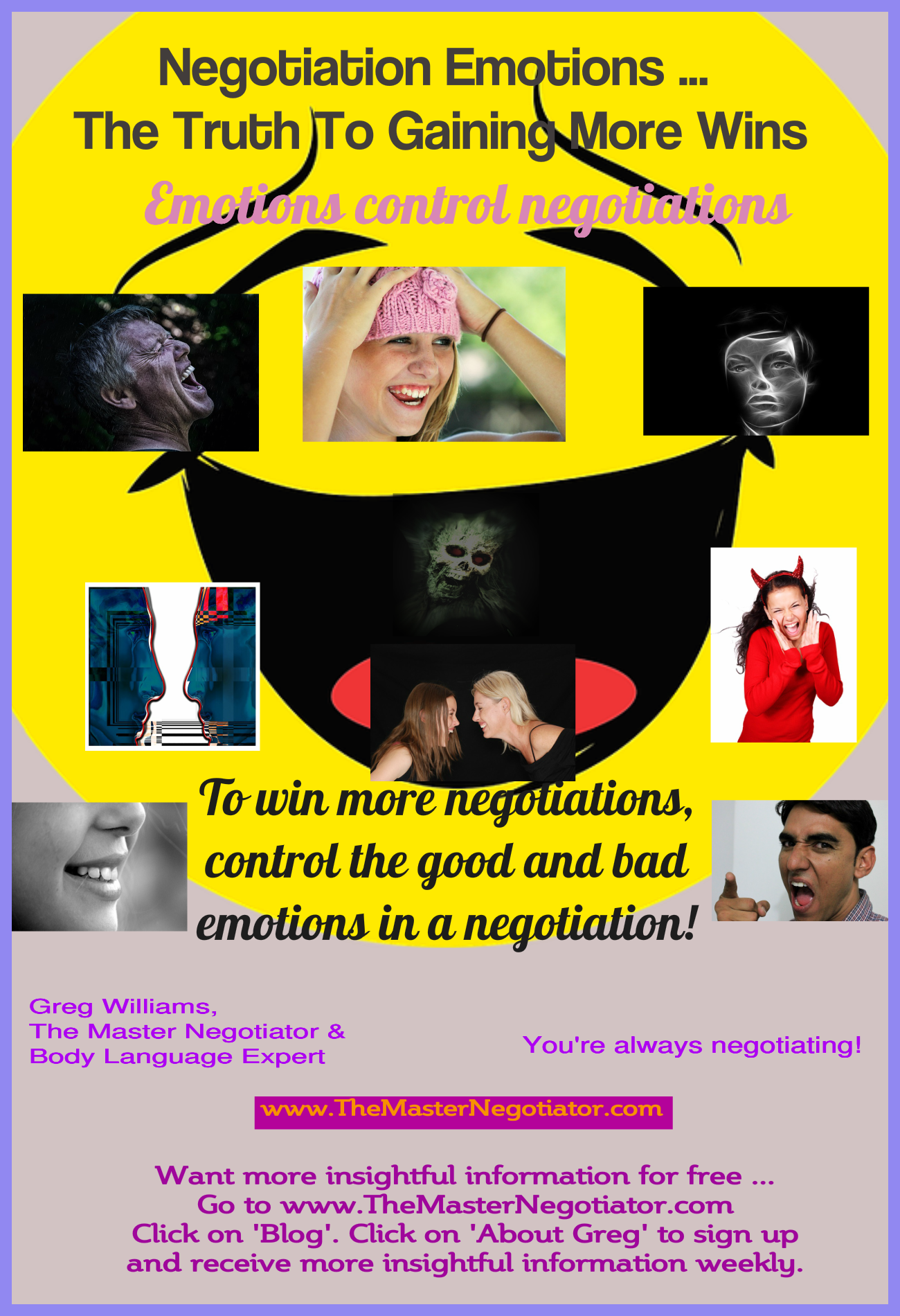 “Negotiation Emotions – The Truth To Gaining More Wins”