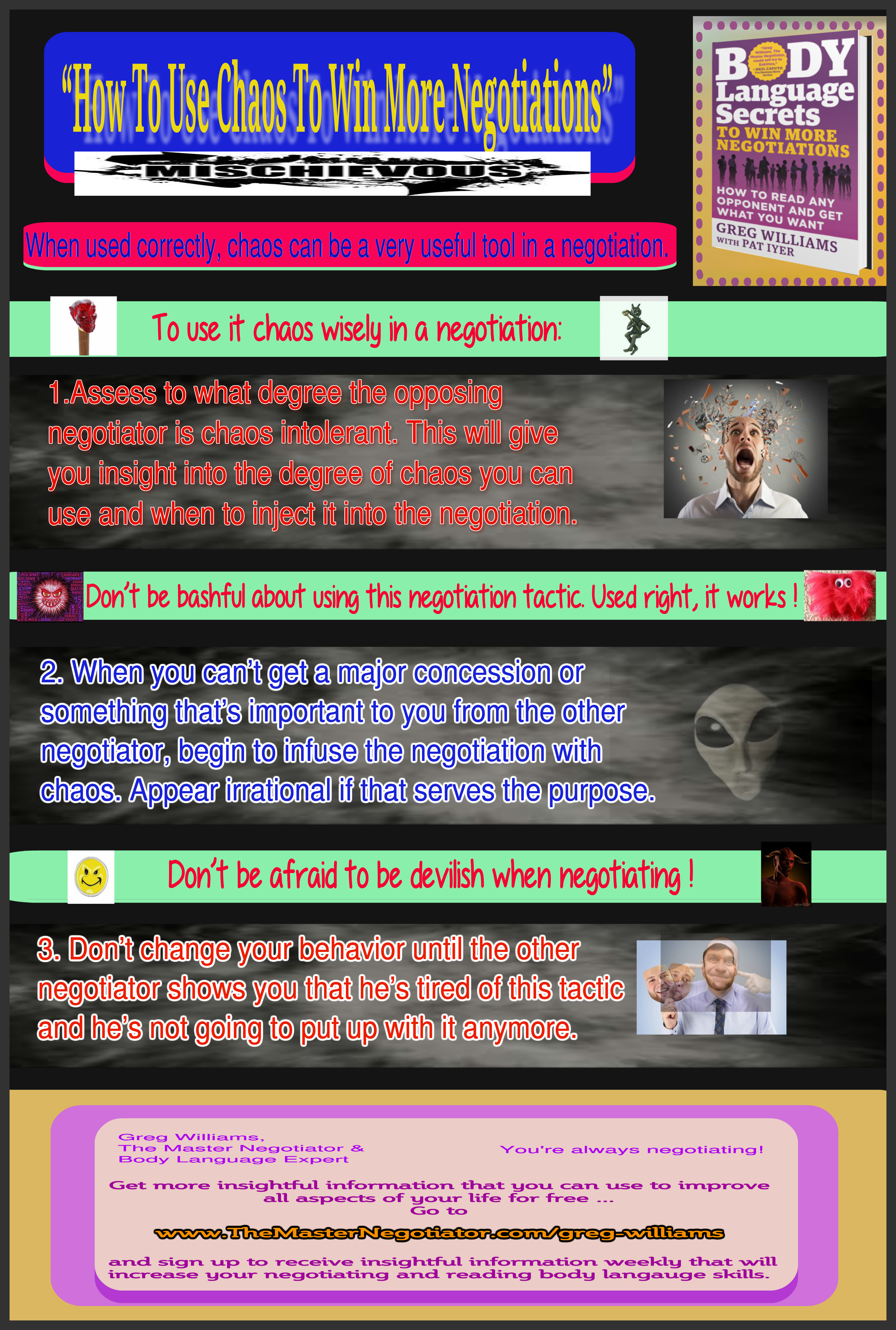 How To Use Chaos To Win More Negotiations