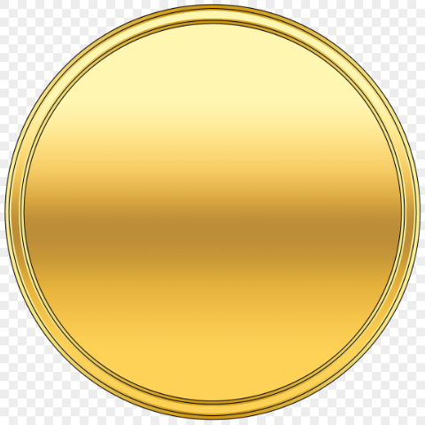 gold coin template 2500x | Youzign