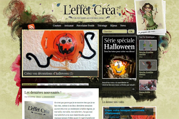 leffetcrea - 25+ Inspirational Blog Designs leffetcrea - 25+ Inspirational Blog Designs