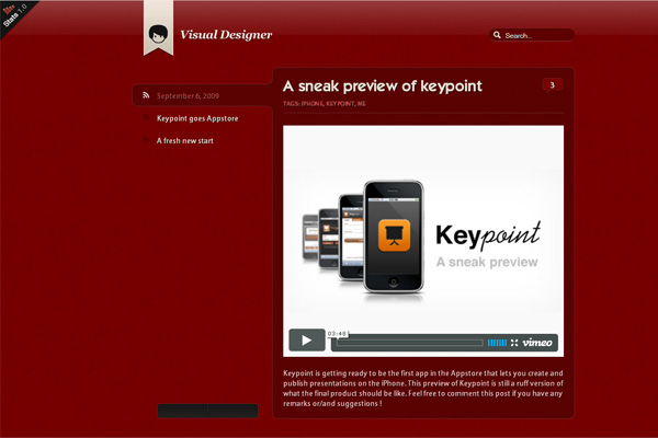 visualdesigner - 25+ Inspirational Blog Designs visualdesigner - 25+ Inspirational Blog Designs