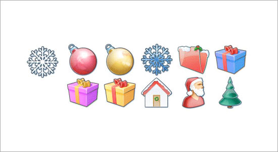 200 Christmas Icons to Decorate Your Blog
