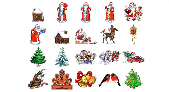 200 Christmas Icons to Decorate Your Blog