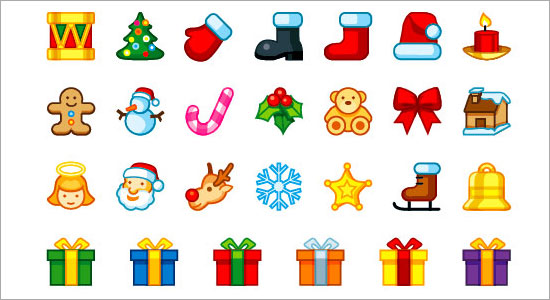 200 Christmas Icons to Decorate Your Blog