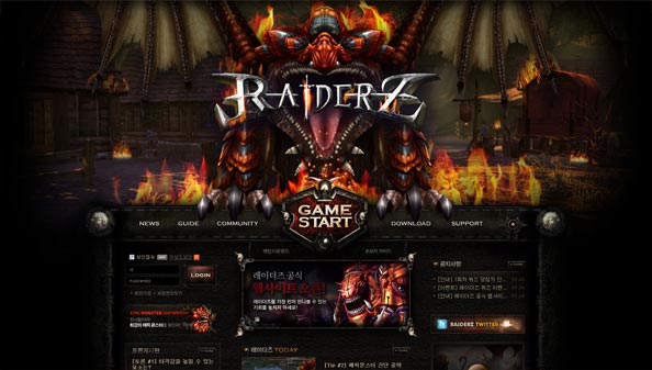 20+ Awesomely Designed Korean Game Website