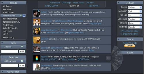 60+ Must Know Twitter Tools and Applications-Twitterfall