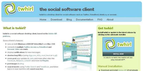 60+ Must Know Twitter Tools and Applications-twhirl