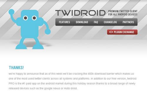 60+ Must Know Twitter Tools and Applications-twidroid