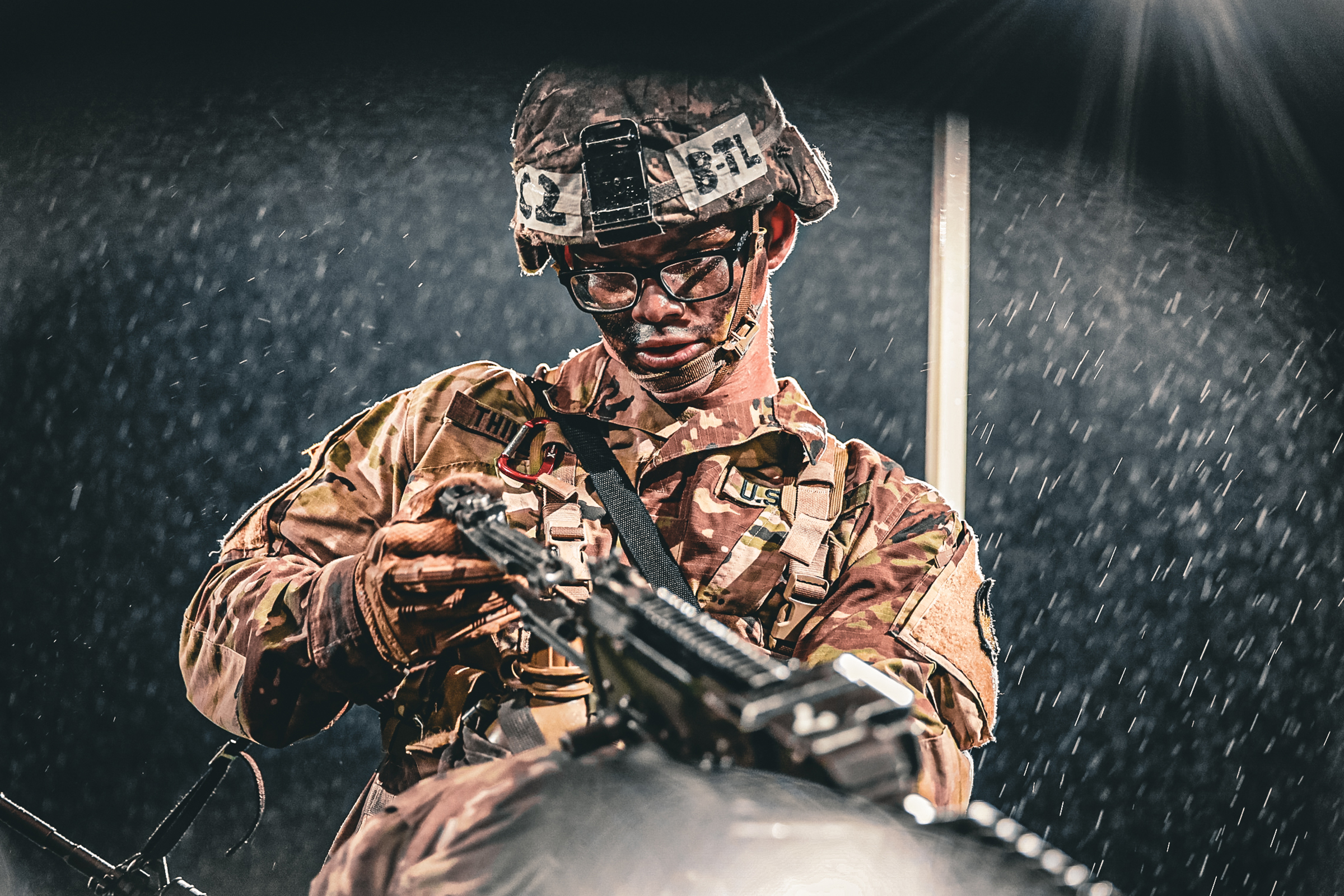 The U.S. Military Academy Fall Sandhurst Competition took place Oct. 20-21 on the West Point military reservation to determine the top 12 company teams that will represent USMA and compete in the annual spring Sandhurst Military Skills Competition. The purpose of the military skills competition is the enhance professional development and military excellence of Soldier skills in a competitive environment. Among the events during the competition were a ruck march, maneuvering the Marne Obstacle Course, a stre