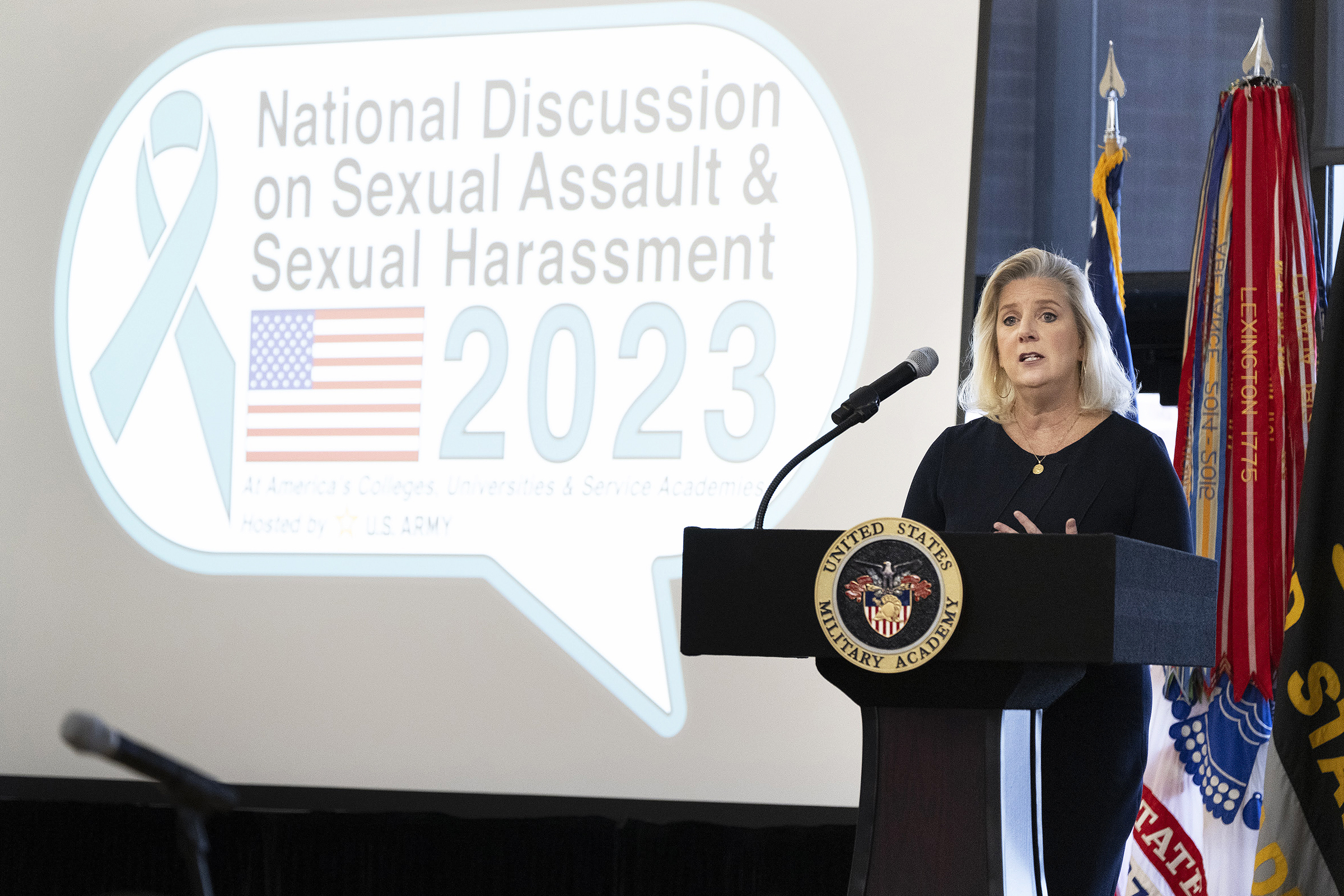 The U.S. Military Academy hosted the 2023 In National Discussion on Sexual Assault and Sexual Harassment on Oct. 24 where Secretary of the Army Christine Wormuth met privately with small groups of cadets for candid conversations about their experiences with Army prevention programs. This year’s theme, "Empowering Student Communities to Cultivate Healthy Climates," serves as a call to leaders, students and experts at higher learning institutions nationwide to exchange prevention practices and implementation 
