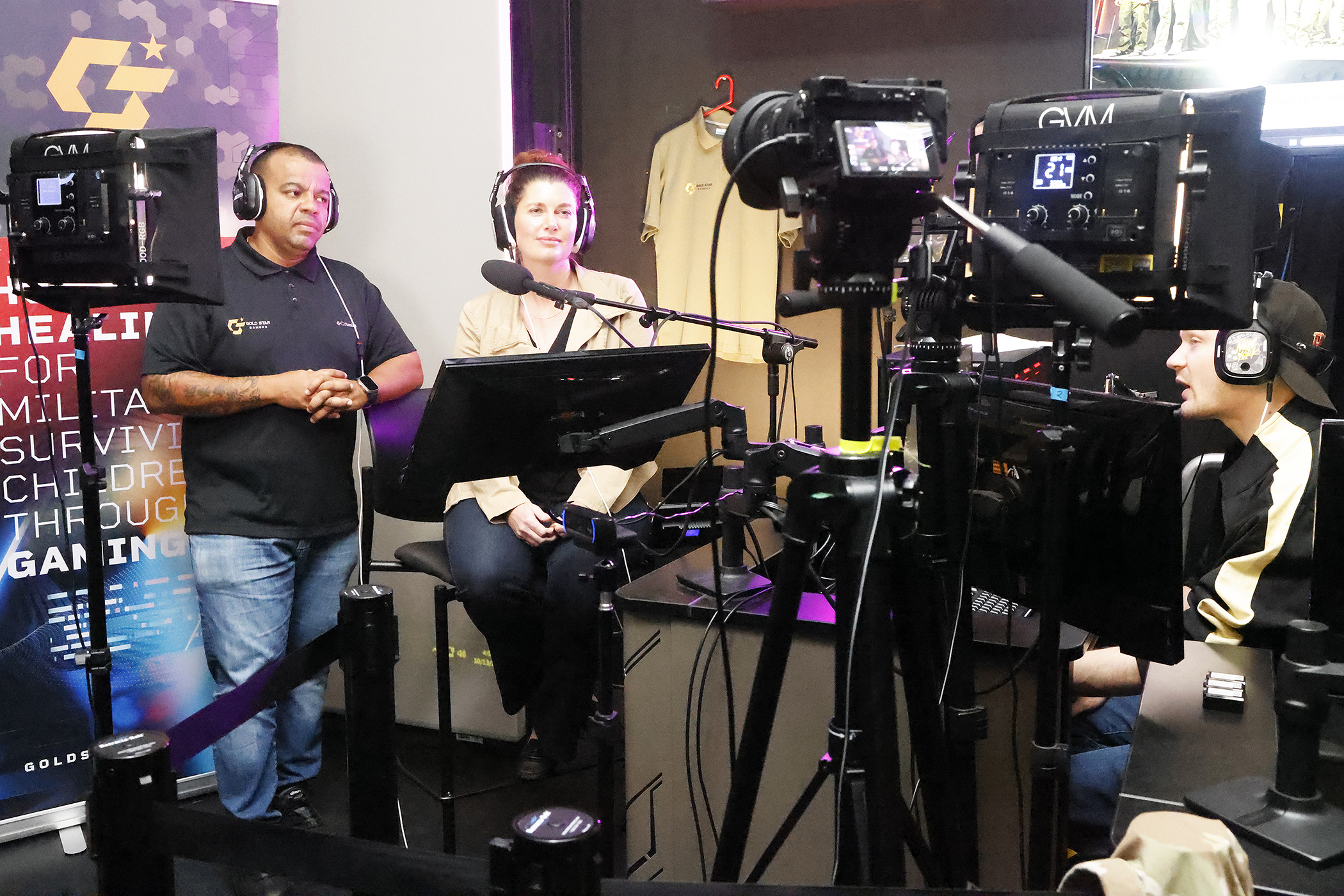 The Army West Point Esports (AWPE) team hosted a three-day trip, Oct. 12-14, at the U.S. Military Academy for the Gold Star Gamers organization to bring children of fallen service members to West Point for an Esports competition, tour of the academy and attend the Army West Point-Troy football game.  (Photo by Eric S. Bartelt/PV)