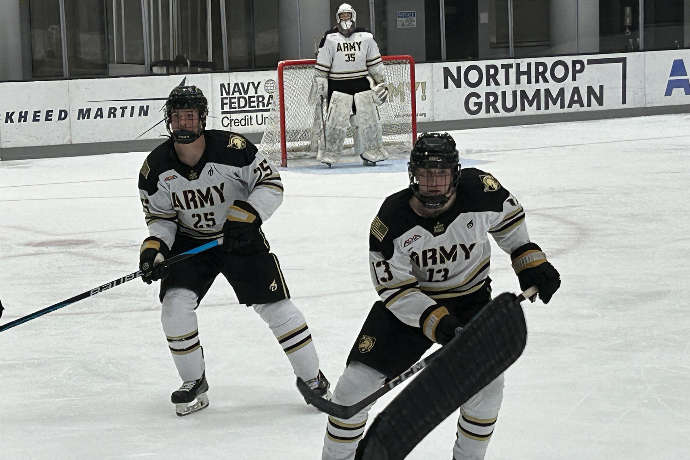 The Army West Point club hockey team opened the season on Sept. 10 with a 9-4 victory over Central Connecticut State University at Tate Rink. The Black Knights, the two-time defending Super East Collegiate Hockey League champions who finished 20-2 last season, outshot the Blue Devils 75-20. 