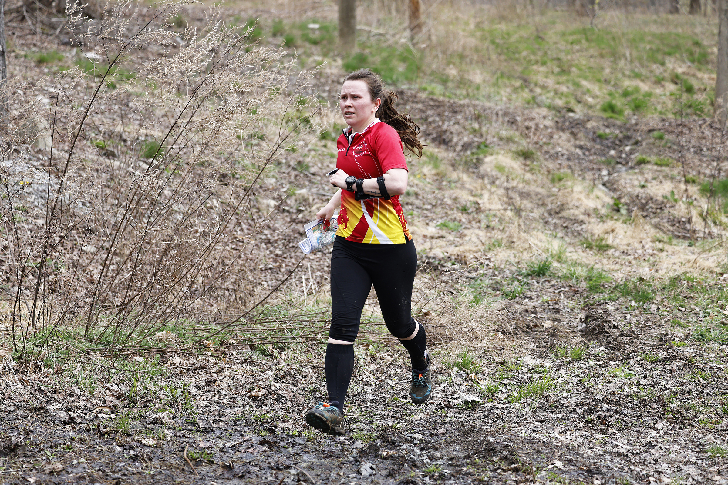 The U.S. Military Academy Orienteering Club hosted a sanctioned USA Orienteering National Ranking Event (NRE) at Camp Shea on April 13 and Lake Frederick and Bull Pond Recreation Area on April 14.  (Photo by Eric S. Bartelt/USMA PAO)