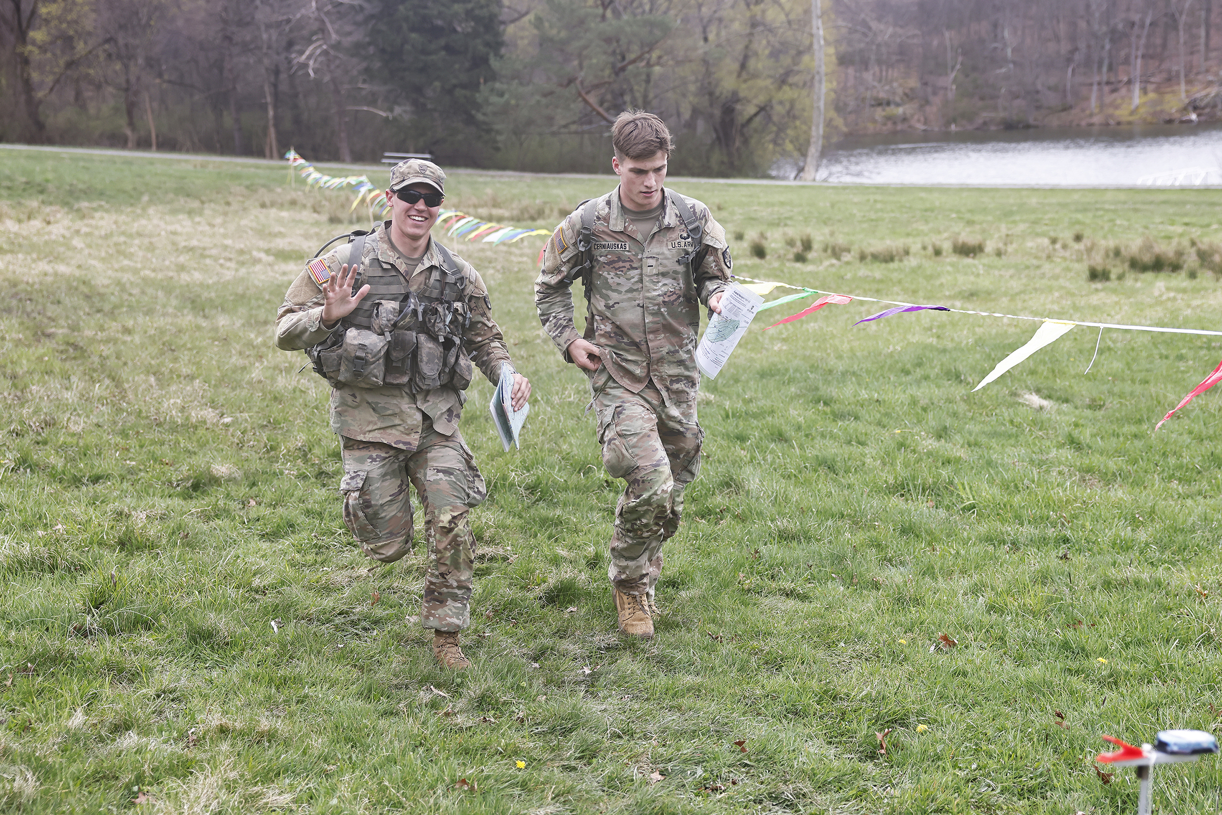 The U.S. Military Academy Orienteering Club hosted a sanctioned USA Orienteering National Ranking Event (NRE) at Camp Shea on April 13 and Lake Frederick and Bull Pond Recreation Area on April 14.  (Photo by Eric S. Bartelt/USMA PAO)