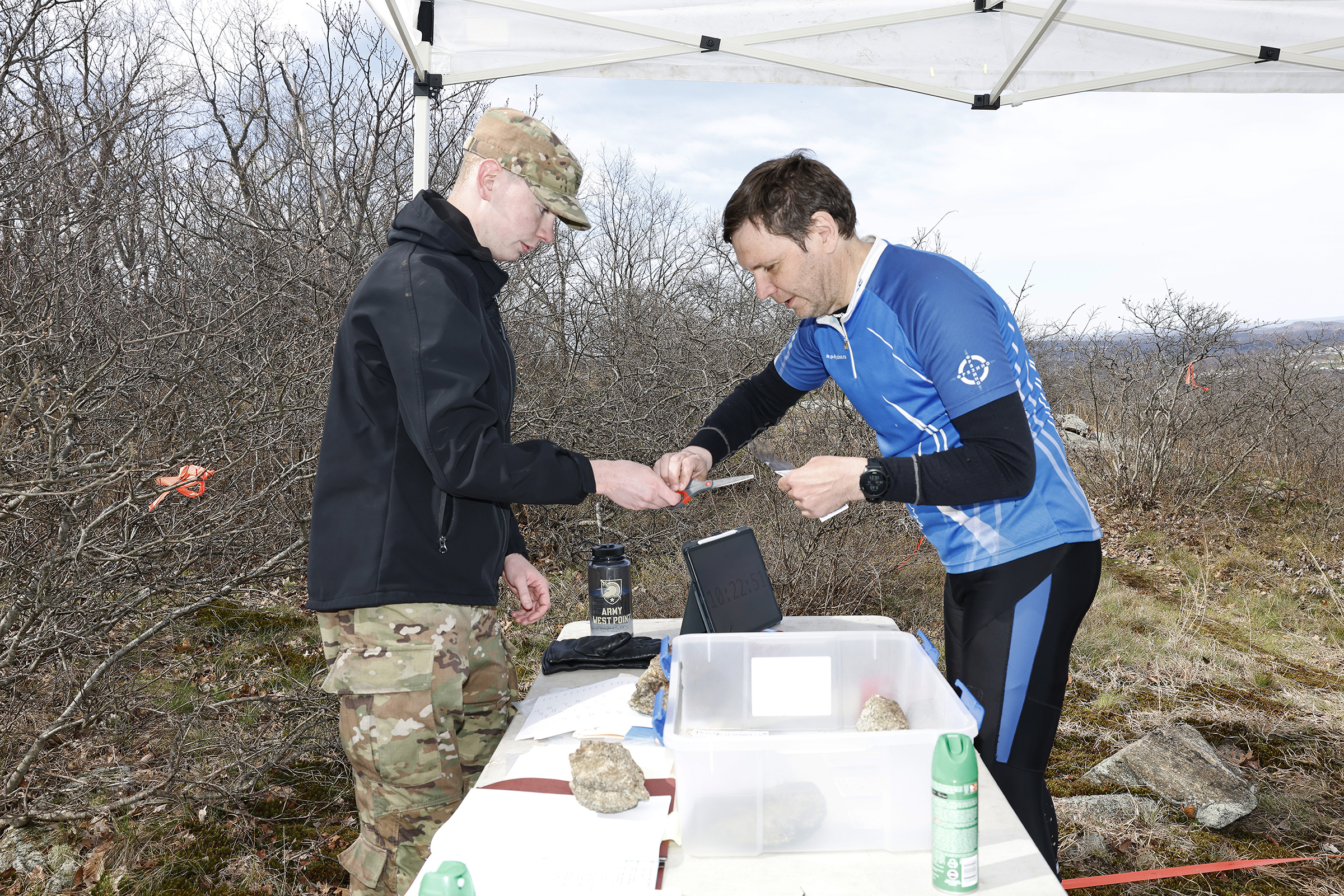 The U.S. Military Academy Orienteering Club hosted a sanctioned USA Orienteering National Ranking Event (NRE) at Camp Shea on April 13 and Lake Frederick and Bull Pond Recreation Area on April 14.  (Photo by Eric S. Bartelt/USMA PAO)
