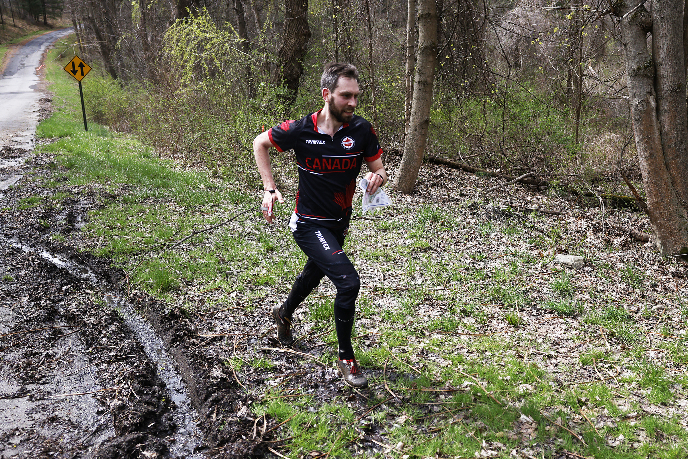 The U.S. Military Academy Orienteering Club hosted a sanctioned USA Orienteering National Ranking Event (NRE) at Camp Shea on April 13 and Lake Frederick and Bull Pond Recreation Area on April 14.  (Photo by Eric S. Bartelt/USMA PAO)