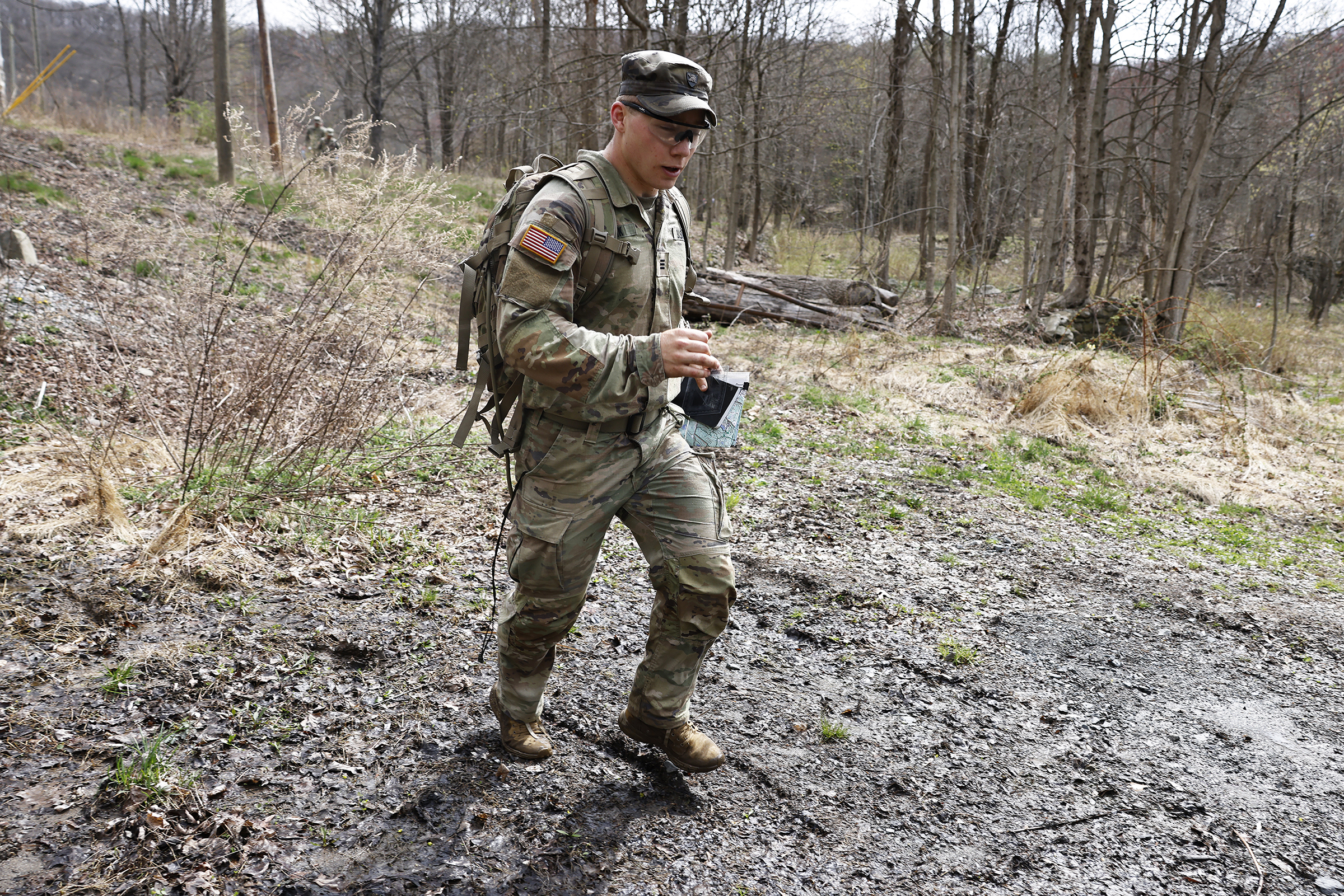 The U.S. Military Academy Orienteering Club hosted a sanctioned USA Orienteering National Ranking Event (NRE) at Camp Shea on April 13 and Lake Frederick and Bull Pond Recreation Area on April 14.  (Photo by Eric S. Bartelt/USMA PAO)