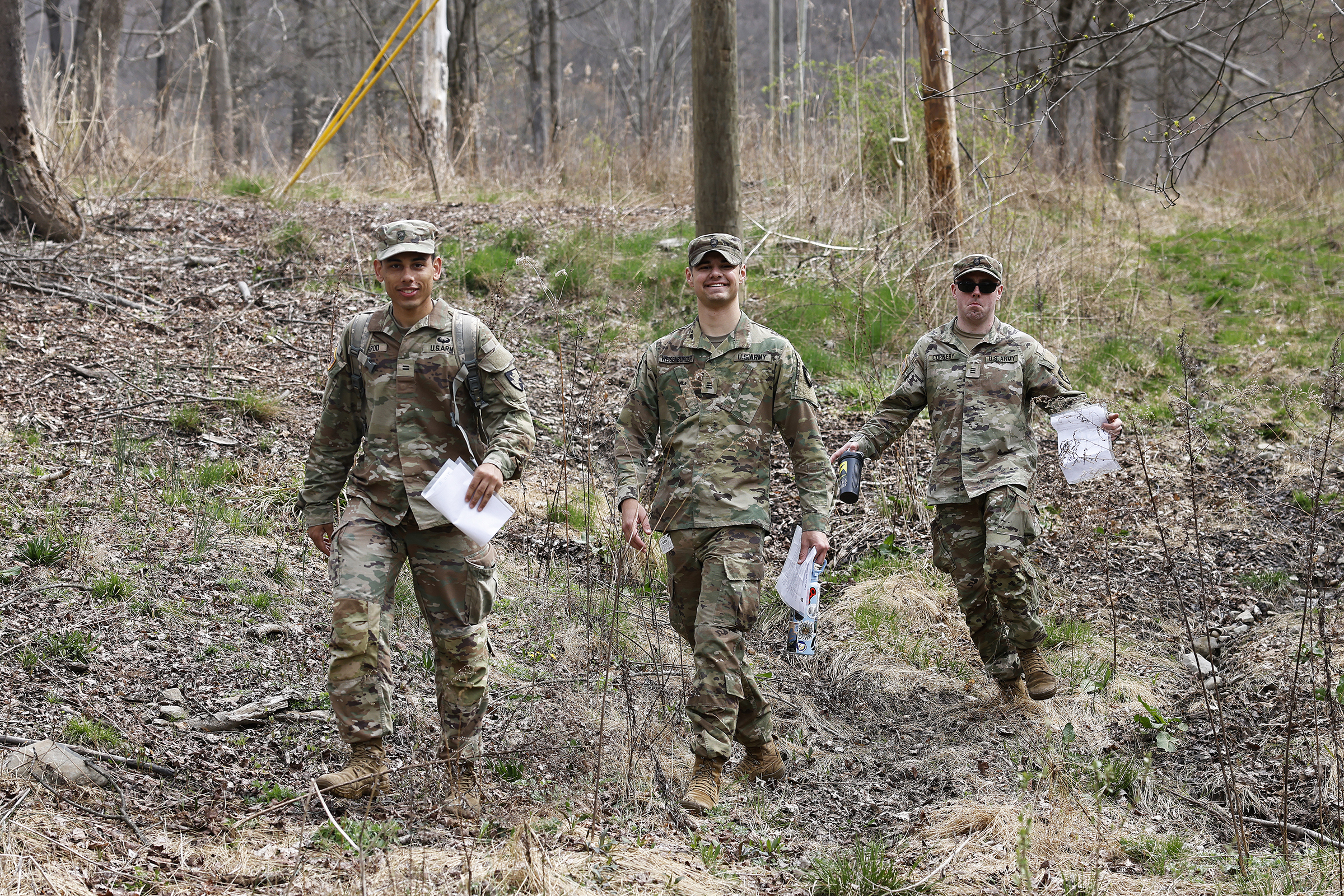 The U.S. Military Academy Orienteering Club hosted a sanctioned USA Orienteering National Ranking Event (NRE) at Camp Shea on April 13 and Lake Frederick and Bull Pond Recreation Area on April 14.  (Photo by Eric S. Bartelt/USMA PAO)