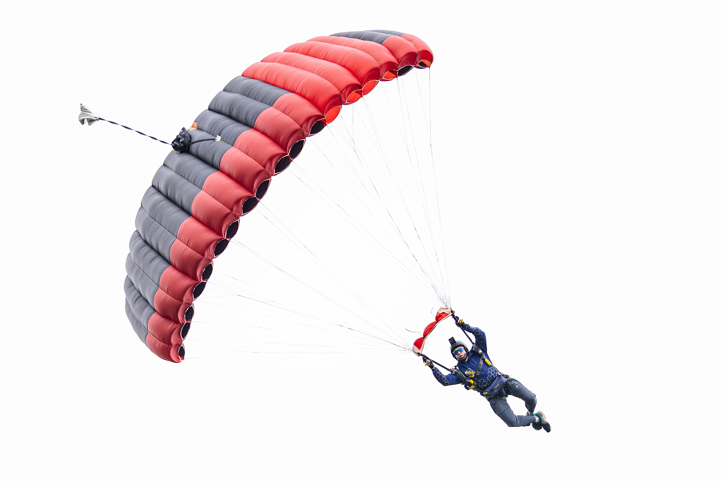 The Army West Point Parachute Team hosted the Air Force Academy and Naval Academy Parachute Teams for the annual Inter-Service Academy Meet (ISAM) on April 19-20 on The Plain.  (Photo by Jorge Garcia/USMA PAO)